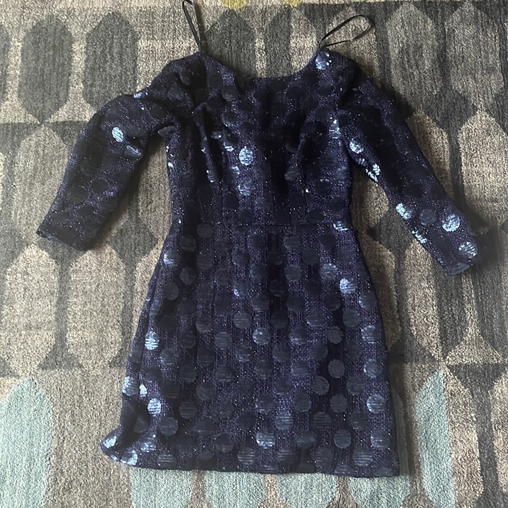 Jill Jill Stuart dark purple cocktail dress